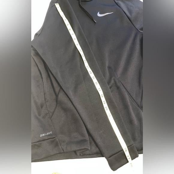 Nike Dri-Fit Training Pullover Hoodie Black Mens Sweatshirt Large - Picture 6 of 6